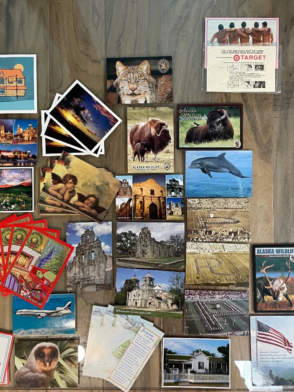 Mixed Set of 40 Postcards